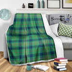 Scotstee Shop Tartan Plaid Blanket Kennedy Ancient Scottish Tartan Plaid Sherpa Blanket