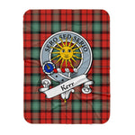 Scotstee Shop Tartan Plaid Blanket Kerr Ancient Clan Badge Scottish Tartan Plaid Sherpa Blanket, Tartan Blanket, Plaid Blanket, Scottish Blanket, Gift Christmas Blanket, Christmas Blanket, Mother Day Gift, Father Day Gift