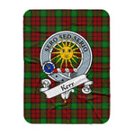Scotstee Shop Tartan Plaid Blanket Kerr Clan Badge Scottish Tartan Plaid Sherpa Blanket, Tartan Blanket, Plaid Blanket, Scottish Blanket, Gift Christmas Blanket, Christmas Blanket, Mother Day Gift, Father Day Gift