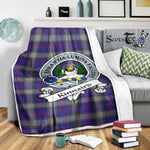 Scotstee Shop Tartan Plaid Blanket Kinnaird Clan Badge Scottish Tartan Plaid Sherpa Blanket, Tartan Blanket, Plaid Blanket, Scottish Blanket, Gift Christmas Blanket, Christmas Blanket, Mother Day Gift, Father Day Gift