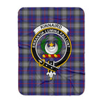 Scotstee Shop Tartan Plaid Blanket Kinnaird Clan Crest Badge Scottish Tartan Plaid Sherpa Blanket