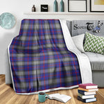 Scotstee Shop Tartan Plaid Blanket Kinnaird Scottish Tartan Plaid Sherpa Blanket