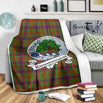 Scotstee Shop Tartan Plaid Blanket Kinninmont Clan Badge Scottish Tartan Plaid Sherpa Blanket, Tartan Blanket, Plaid Blanket, Scottish Blanket, Gift Christmas Blanket, Christmas Blanket, Mother Day Gift, Father Day Gift