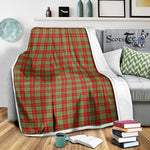 Scotstee Shop Tartan Plaid Blanket Leask Modern Scottish Tartan Plaid Sherpa Blanket