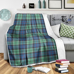Scotstee Shop Tartan Plaid Blanket Leslie Hunting Ancient Scottish Tartan Plaid Sherpa Blanket