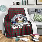 Scotstee Shop Tartan Plaid Blanket Lindsay Clan Badge Scottish Tartan Plaid Sherpa Blanket, Tartan Blanket, Plaid Blanket, Scottish Blanket, Gift Christmas Blanket, Christmas Blanket, Mother Day Gift, Father Day Gift