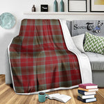 Scotstee Shop Tartan Plaid Blanket Lindsay Weathered Scottish Tartan Plaid Sherpa Blanket