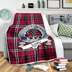 Scotstee Shop Tartan Plaid Blanket Little Clan Badge Scottish Tartan Plaid Sherpa Blanket, Tartan Blanket, Plaid Blanket, Scottish Blanket, Gift Christmas Blanket, Christmas Blanket, Mother Day Gift, Father Day Gift