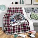 Scotstee Shop Tartan Plaid Blanket Little Dress Clan Badge Scottish Tartan Plaid Sherpa Blanket, Tartan Blanket, Plaid Blanket, Scottish Blanket, Gift Christmas Blanket, Christmas Blanket, Mother Day Gift, Father Day Gift