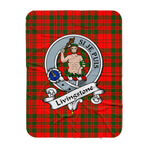 Scotstee Shop Tartan Plaid Blanket Livingstone Modern Clan Badge Scottish Tartan Plaid Sherpa Blanket, Tartan Blanket, Plaid Blanket, Scottish Blanket, Gift Christmas Blanket, Christmas Blanket, Mother Day Gift, Father Day Gift