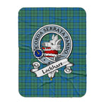 Scotstee Shop Tartan Plaid Blanket Lockhart Ancient Clan Badge Scottish Tartan Plaid Sherpa Blanket, Tartan Blanket, Plaid Blanket, Scottish Blanket, Gift Christmas Blanket, Christmas Blanket, Mother Day Gift, Father Day Gift