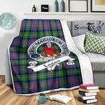 Scotstee Shop Tartan Plaid Blanket Logan Ancient Clan Badge Scottish Tartan Plaid Sherpa Blanket, Tartan Blanket, Plaid Blanket, Scottish Blanket, Gift Christmas Blanket, Christmas Blanket, Mother Day Gift, Father Day Gift