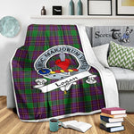 Scotstee Shop Tartan Plaid Blanket Logan Clan Badge Scottish Tartan Plaid Sherpa Blanket, Tartan Blanket, Plaid Blanket, Scottish Blanket, Gift Christmas Blanket, Christmas Blanket, Mother Day Gift, Father Day Gift