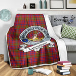 Scotstee Shop Tartan Plaid Blanket Lumsden Clan Badge Scottish Tartan Plaid Sherpa Blanket, Tartan Blanket, Plaid Blanket, Scottish Blanket, Gift Christmas Blanket, Christmas Blanket, Mother Day Gift, Father Day Gift