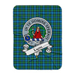 Scotstee Shop Tartan Plaid Blanket Lyon Clan Badge Scottish Tartan Plaid Sherpa Blanket, Tartan Blanket, Plaid Blanket, Scottish Blanket, Gift Christmas Blanket, Christmas Blanket, Mother Day Gift, Father Day Gift