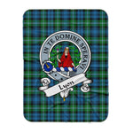 Scotstee Shop Tartan Plaid Blanket Lyon Hunting Clan Badge Scottish Tartan Plaid Sherpa Blanket, Tartan Blanket, Plaid Blanket, Scottish Blanket, Gift Christmas Blanket, Christmas Blanket, Mother Day Gift, Father Day Gift
