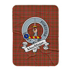 Scotstee Shop Tartan Plaid Blanket MacAlister Clan Badge Scottish Tartan Plaid Sherpa Blanket, Tartan Blanket, Plaid Blanket, Scottish Blanket, Gift Christmas Blanket, Christmas Blanket, Mother Day Gift, Father Day Gift