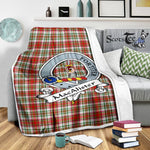 Scotstee Shop Tartan Plaid Blanket MacAlister Dress Clan Badge Scottish Tartan Plaid Sherpa Blanket, Tartan Blanket, Plaid Blanket, Scottish Blanket, Gift Christmas Blanket, Christmas Blanket, Mother Day Gift, Father Day Gift