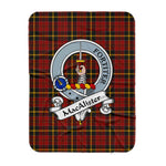 Scotstee Shop Tartan Plaid Blanket MacAlister Of Skye Clan Badge Scottish Tartan Plaid Sherpa Blanket, Tartan Blanket, Plaid Blanket, Scottish Blanket, Gift Christmas Blanket, Christmas Blanket, Mother Day Gift, Father Day Gift