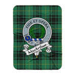 Scotstee Shop Tartan Plaid Blanket MacArthur Ancient Clan Badge Scottish Tartan Plaid Sherpa Blanket, Tartan Blanket, Plaid Blanket, Scottish Blanket, Gift Christmas Blanket, Christmas Blanket, Mother Day Gift, Father Day Gift