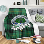Scotstee Shop Tartan Plaid Blanket MacArthur Ancient Clan Badge Scottish Tartan Plaid Sherpa Blanket, Tartan Blanket, Plaid Blanket, Scottish Blanket, Gift Christmas Blanket, Christmas Blanket, Mother Day Gift, Father Day Gift