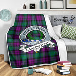 Scotstee Shop Tartan Plaid Blanket MacArthur Milton Clan Badge Scottish Tartan Plaid Sherpa Blanket, Tartan Blanket, Plaid Blanket, Scottish Blanket, Gift Christmas Blanket, Christmas Blanket, Mother Day Gift, Father Day Gift