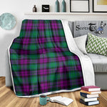 Scotstee Shop Tartan Plaid Blanket MacArthur Milton Scottish Tartan Plaid Sherpa Blanket