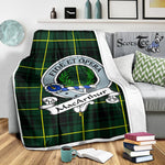 Scotstee Shop Tartan Plaid Blanket MacArthur Modern Clan Badge Scottish Tartan Plaid Sherpa Blanket, Tartan Blanket, Plaid Blanket, Scottish Blanket, Gift Christmas Blanket, Christmas Blanket, Mother Day Gift, Father Day Gift