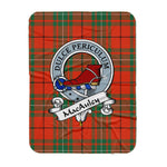 Scotstee Shop Tartan Plaid Blanket MacAulay Ancient Clan Badge Scottish Tartan Plaid Sherpa Blanket, Tartan Blanket, Plaid Blanket, Scottish Blanket, Gift Christmas Blanket, Christmas Blanket, Mother Day Gift, Father Day Gift