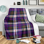 Scotstee Shop Tartan Plaid Blanket MacDonald Dress Modern Scottish Tartan Plaid Sherpa Blanket