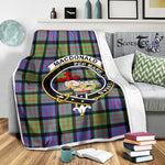 Scotstee Shop Tartan Plaid Blanket Macdonalds Of Donald Ancient Clan Crest Badge Scottish Tartan Plaid Sherpa Blanket