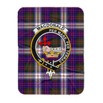 Scotstee Shop Tartan Plaid Blanket Macdonalds Of Donald Dress Modern Clan Crest Badge Scottish Tartan Plaid Sherpa Blanket