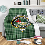 Tartan Plaid Blanket Macdonalds Of Donald Lord Of The Isles Hunting Clan Crest Badge Scottish Tartan Plaid Sherpa Blanket