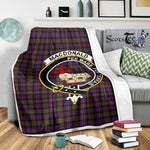 Scotstee Shop Tartan Plaid Blanket Macdonalds Of Donald Modern Clan Crest Badge Scottish Tartan Plaid Sherpa Blanket