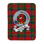 Scotstee Shop Tartan Plaid Blanket MacDuff Clan Badge Scottish Tartan Plaid Sherpa Blanket, Tartan Blanket, Plaid Blanket, Scottish Blanket, Gift Christmas Blanket, Christmas Blanket, Mother Day Gift, Father Day Gift