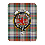 Scotstee Shop Tartan Plaid Blanket MacDuff Dress Ancient Clan Crest Badge Scottish Tartan Plaid Sherpa Blanket