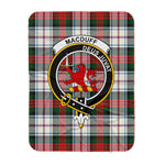 Scotstee Shop Tartan Plaid Blanket MacDuff Dress Modern Clan Crest Badge Scottish Tartan Plaid Sherpa Blanket