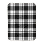 Scotstee Shop Tartan Plaid Blanket MacFarlane Black & White Scottish Tartan Plaid Sherpa Blanket