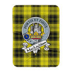 Scotstee Shop Tartan Plaid Blanket MacLachlan Clan Badge Scottish Tartan Plaid Sherpa Blanket, Tartan Blanket, Plaid Blanket, Scottish Blanket, Gift Christmas Blanket, Christmas Blanket, Mother Day Gift, Father Day Gift