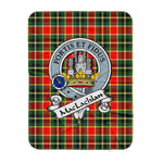 Scotstee Shop Tartan Plaid Blanket MacLachlan Hunting Modern Clan Badge Scottish Tartan Plaid Sherpa Blanket, Tartan Blanket, Plaid Blanket, Scottish Blanket, Gift Christmas Blanket, Christmas Blanket, Mother Day Gift, Father Day Gift