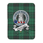 Scotstee Shop Tartan Plaid Blanket MacLean Hunting Ancient Clan Badge Scottish Tartan Plaid Sherpa Blanket, Tartan Blanket, Plaid Blanket, Scottish Blanket, Gift Christmas Blanket, Christmas Blanket, Mother Day Gift, Father Day Gift