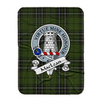 Scotstee Shop Tartan Plaid Blanket MacLean Hunting Clan Badge Scottish Tartan Plaid Sherpa Blanket, Tartan Blanket, Plaid Blanket, Scottish Blanket, Gift Christmas Blanket, Christmas Blanket, Mother Day Gift, Father Day Gift