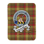 Scotstee Shop Tartan Plaid Blanket MacMillan Old Weathered Clan Badge Scottish Tartan Plaid Sherpa Blanket, Tartan Blanket, Plaid Blanket, Scottish Blanket, Gift Christmas Blanket, Christmas Blanket, Mother Day Gift, Father Day Gift