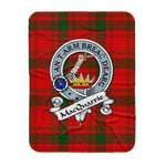 Scotstee Shop Tartan Plaid Blanket MacQuarrie Clan Badge Scottish Tartan Plaid Sherpa Blanket, Tartan Blanket, Plaid Blanket, Scottish Blanket, Gift Christmas Blanket, Christmas Blanket, Mother Day Gift, Father Day Gift