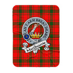 Scotstee Shop Tartan Plaid Blanket MacQuarrie Modern Clan Badge Scottish Tartan Plaid Sherpa Blanket, Tartan Blanket, Plaid Blanket, Scottish Blanket, Gift Christmas Blanket, Christmas Blanket, Mother Day Gift, Father Day Gift