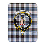Scotstee Shop Tartan Plaid Blanket MacRae Dress Modern Clan Crest Badge Scottish Tartan Plaid Sherpa Blanket