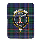 Scotstee Shop Tartan Plaid Blanket MacRae Hunting Modern Clan Crest Badge Scottish Tartan Plaid Sherpa Blanket