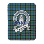 Scotstee Shop Tartan Plaid Blanket Malcolm Ancient Clan Badge Scottish Tartan Plaid Sherpa Blanket, Tartan Blanket, Plaid Blanket, Scottish Blanket, Gift Christmas Blanket, Christmas Blanket, Mother Day Gift, Father Day Gift