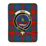 Scotstee Shop Tartan Plaid Blanket Mar Clan Crest Badge Scottish Tartan Plaid Sherpa Blanket