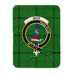 Scotstee Shop Tartan Plaid Blanket Mar Hunting Clan Crest Badge Scottish Tartan Plaid Sherpa Blanket